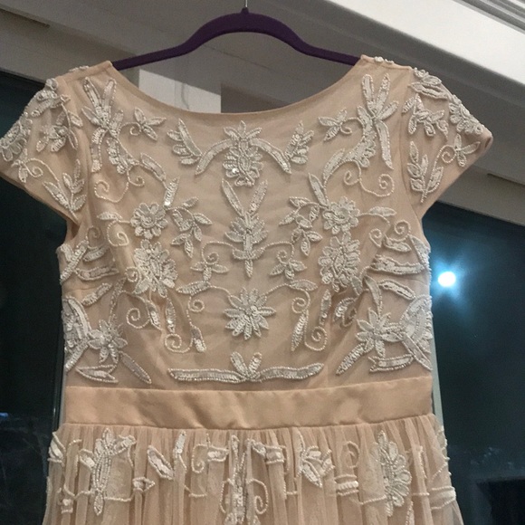 ASOS maxi dress with sequins. Blush color. Size S - Picture 2 of 7